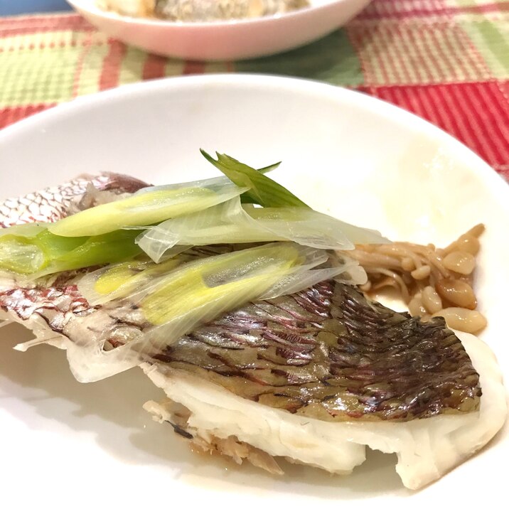鯛 酒蒸し 簡単
